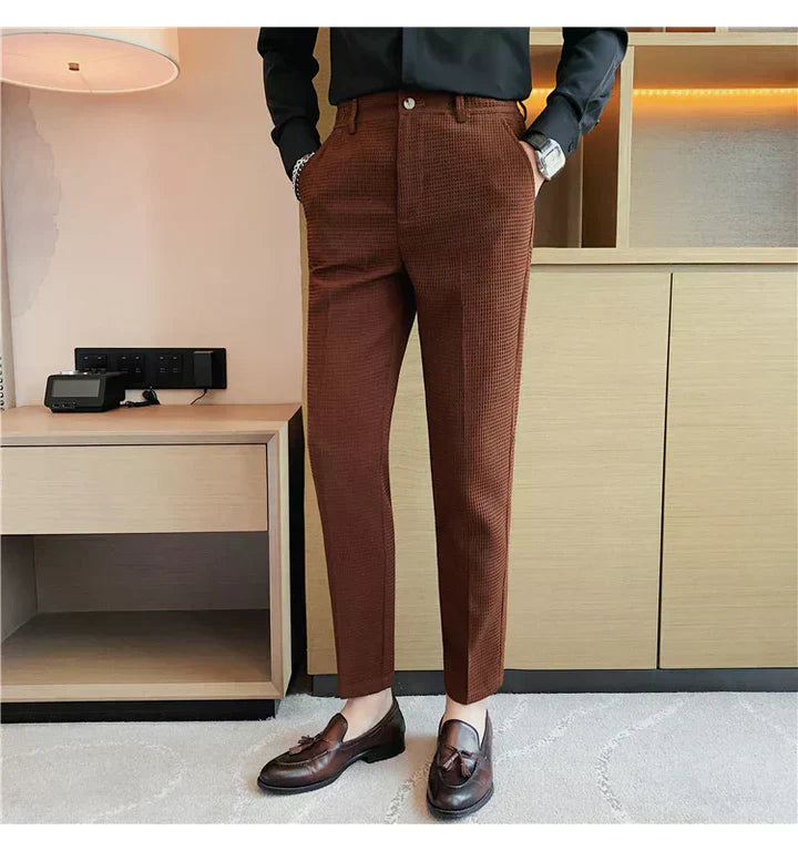 Paul | Slim-Fit Black Pants for Men
