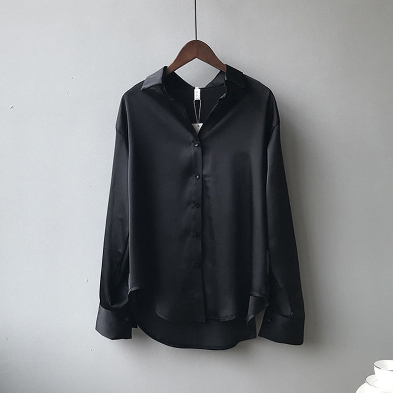 Bucek® | Women'S Clothing Silk Shirt Vintage Blouse