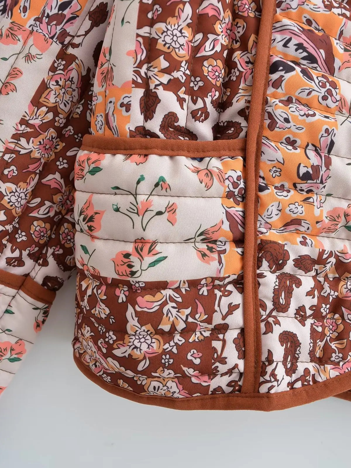 Cesia® | Coat With A Floral Pattern