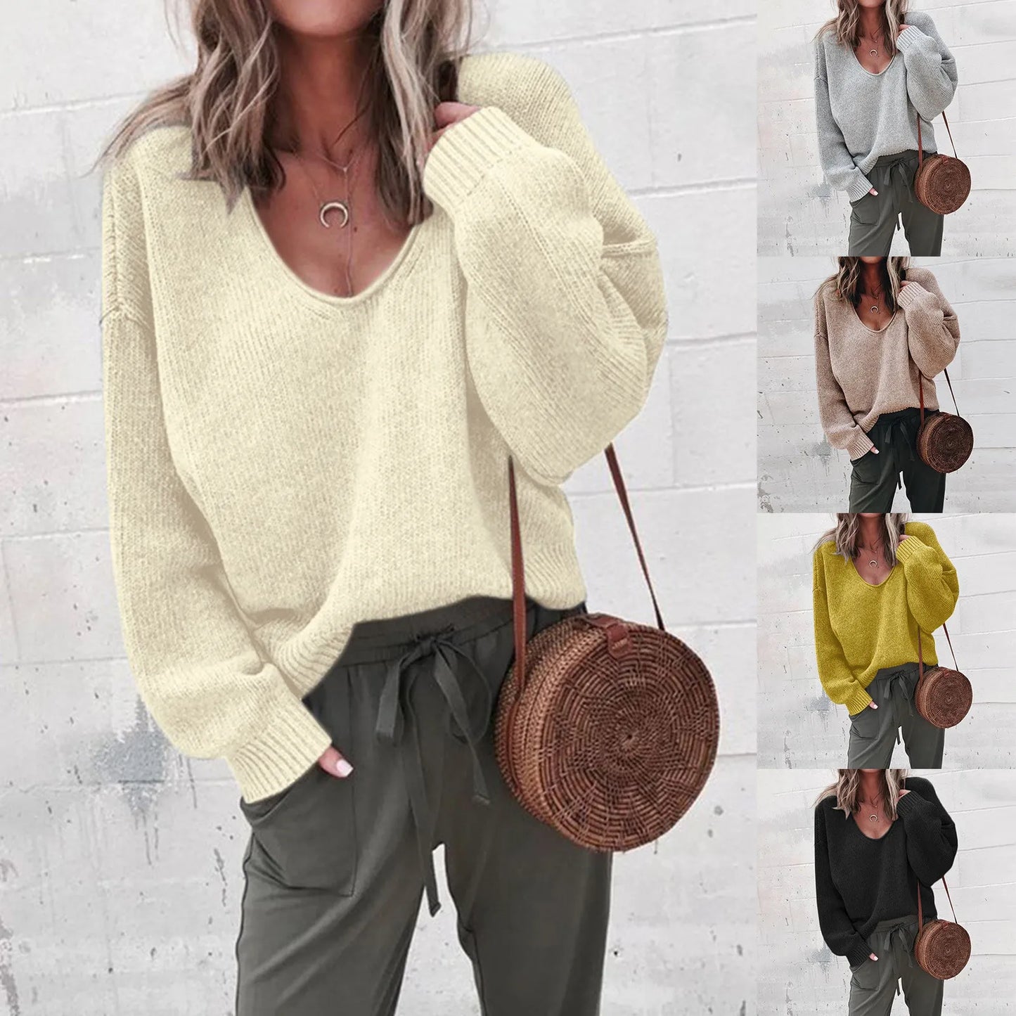 Cressida® | Elegant women's sweater with a V-neck