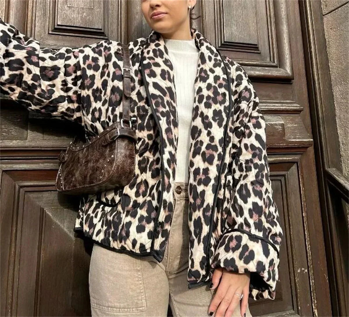 Daniela® | Trendy vintage leopard jacket