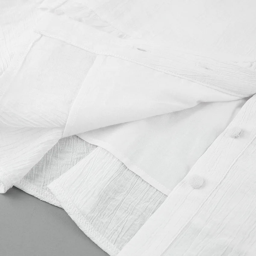 Bianca® | White summer dress with lace
