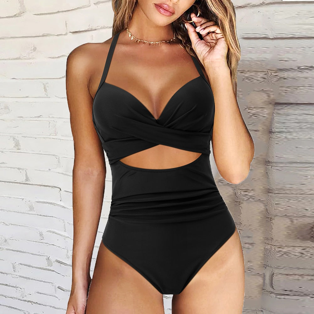 Angela® | Push-Up High Waist Swimsuit