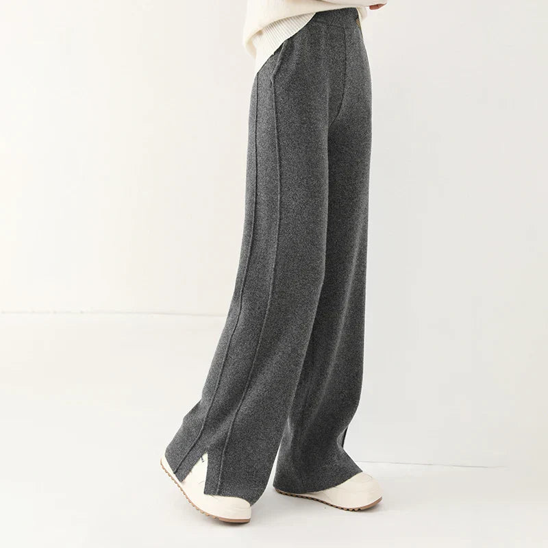 Desdemona® | Trendy knitted wide trousers for women