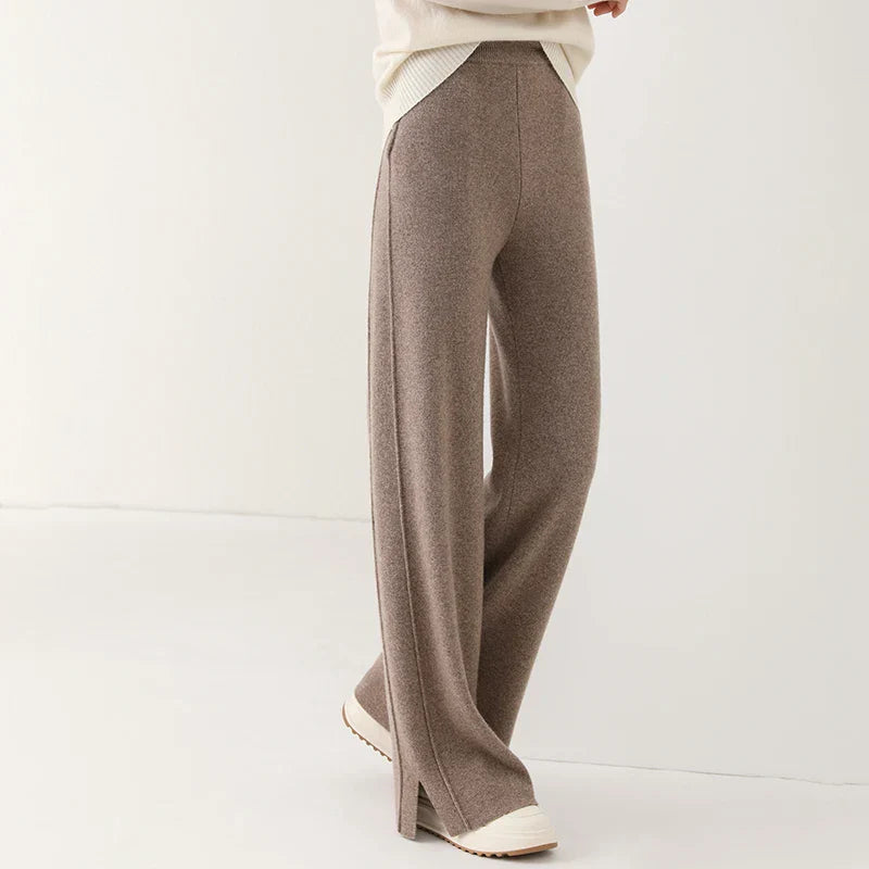 Eira® | Trendy cashmere knit trousers for women
