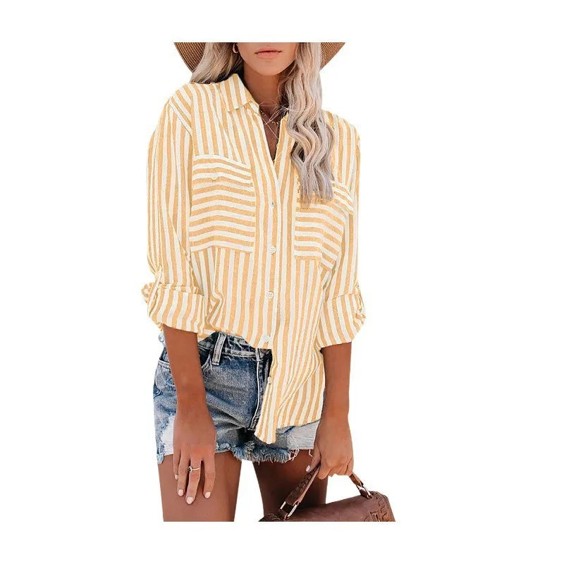 Jane | Striped Blouse for Women - Casual Chic