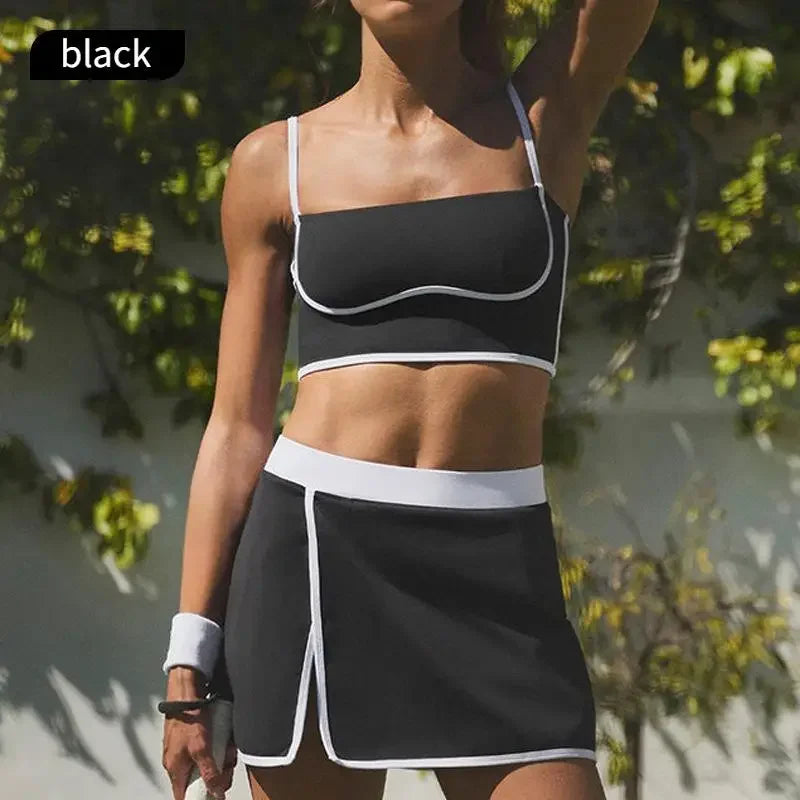 Astrid® | Women's Gym Running Set Quick Dry Top and Skirt
