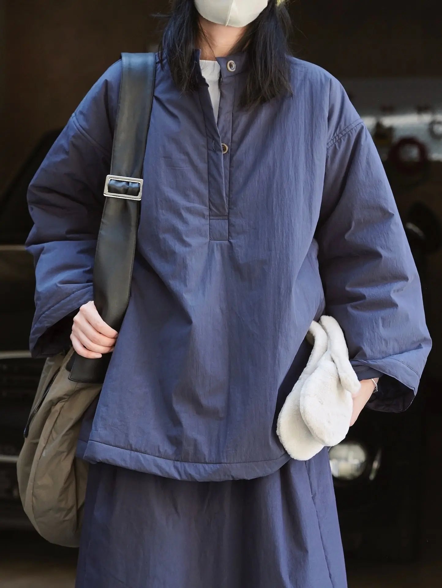 Angeline's® | Loose-fitting women's winter jacket made of cotton