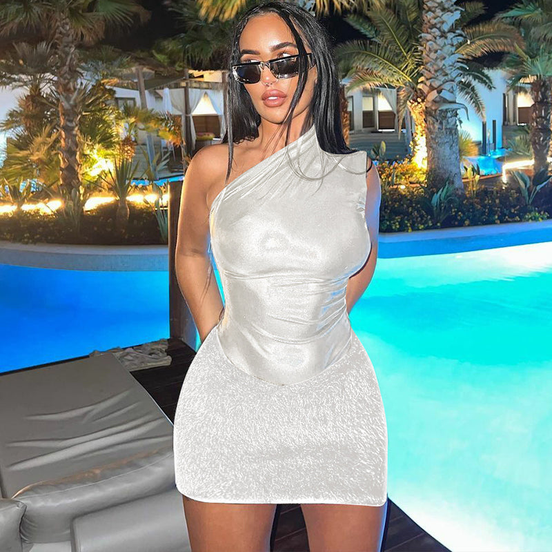 Angelica® | Two-piece evening dress mini skirt for women