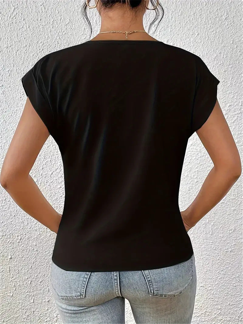 Danielle® | Elegant top with V-neck