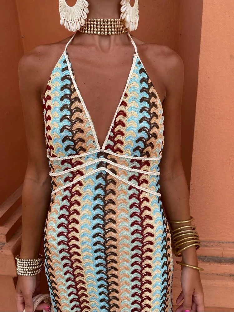 Andrea® | Backless V-Neck Dress
