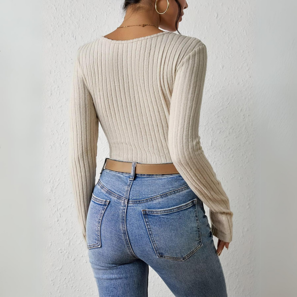 Barbara® | Casual long sleeve texture