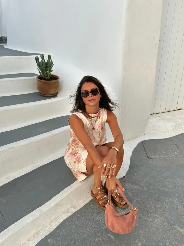 Brenda® | Elegant mini dress with flowers