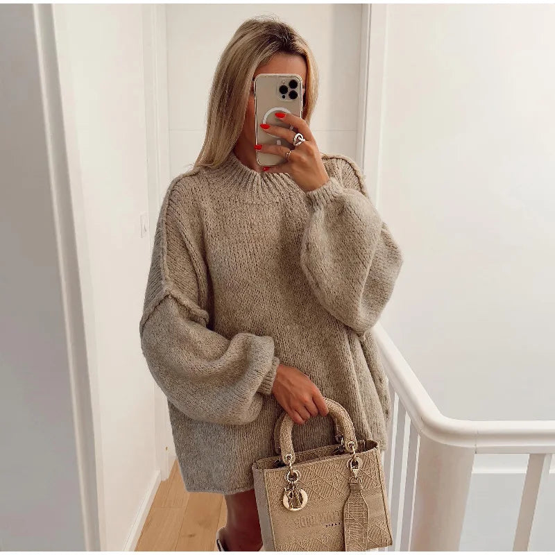 Camila | Fluffy oversized knitted sweater