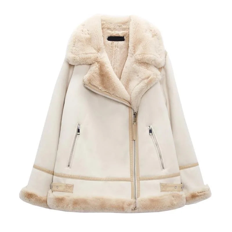Diana® | Warm faux teddy jacket for women