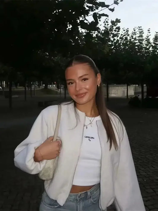 Sylvia | Women's Relaxed Fit Bomber Jacket