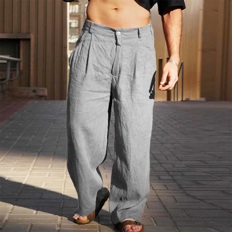 Darren | Stylish Wide-Leg Trousers for Men