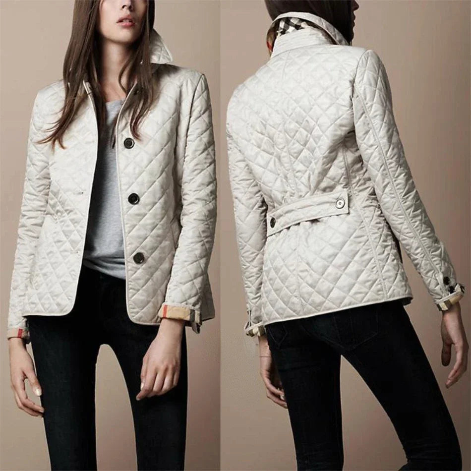 Sanne | Quilted Jacket with Button Closure