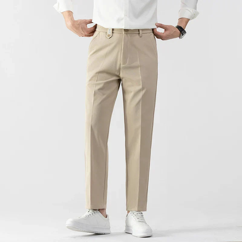 Clinton | Men’s Slim Fit Trousers – Lightweight Fabric – Tailored Cut – Stylish Business Casual