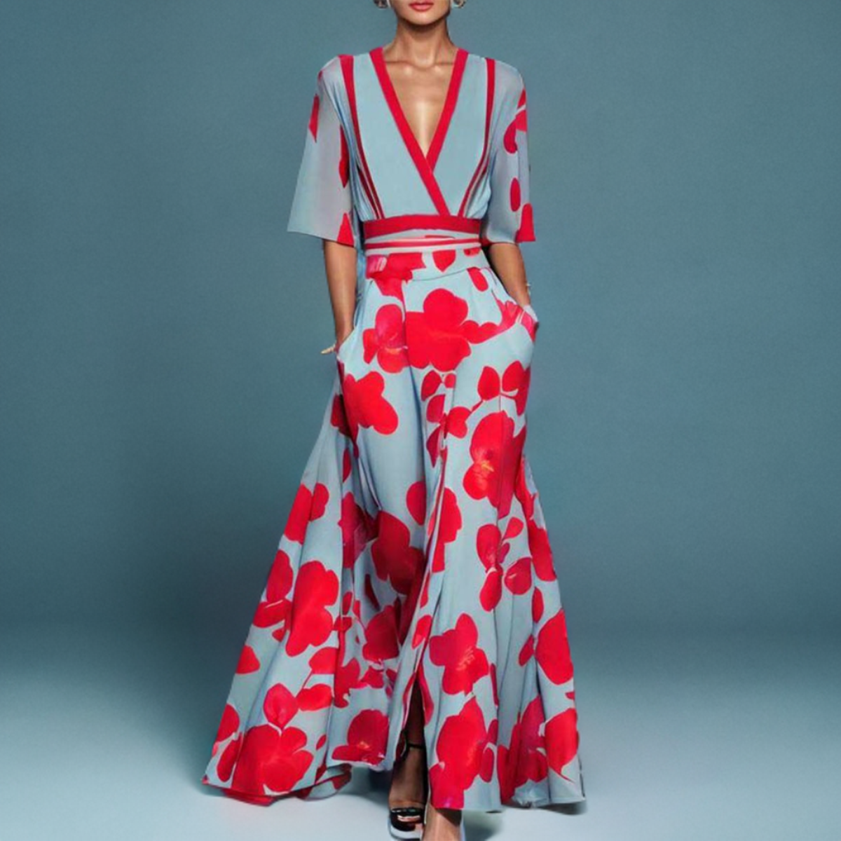 Daniela® | Elegant Cotton Dress With Sleeves