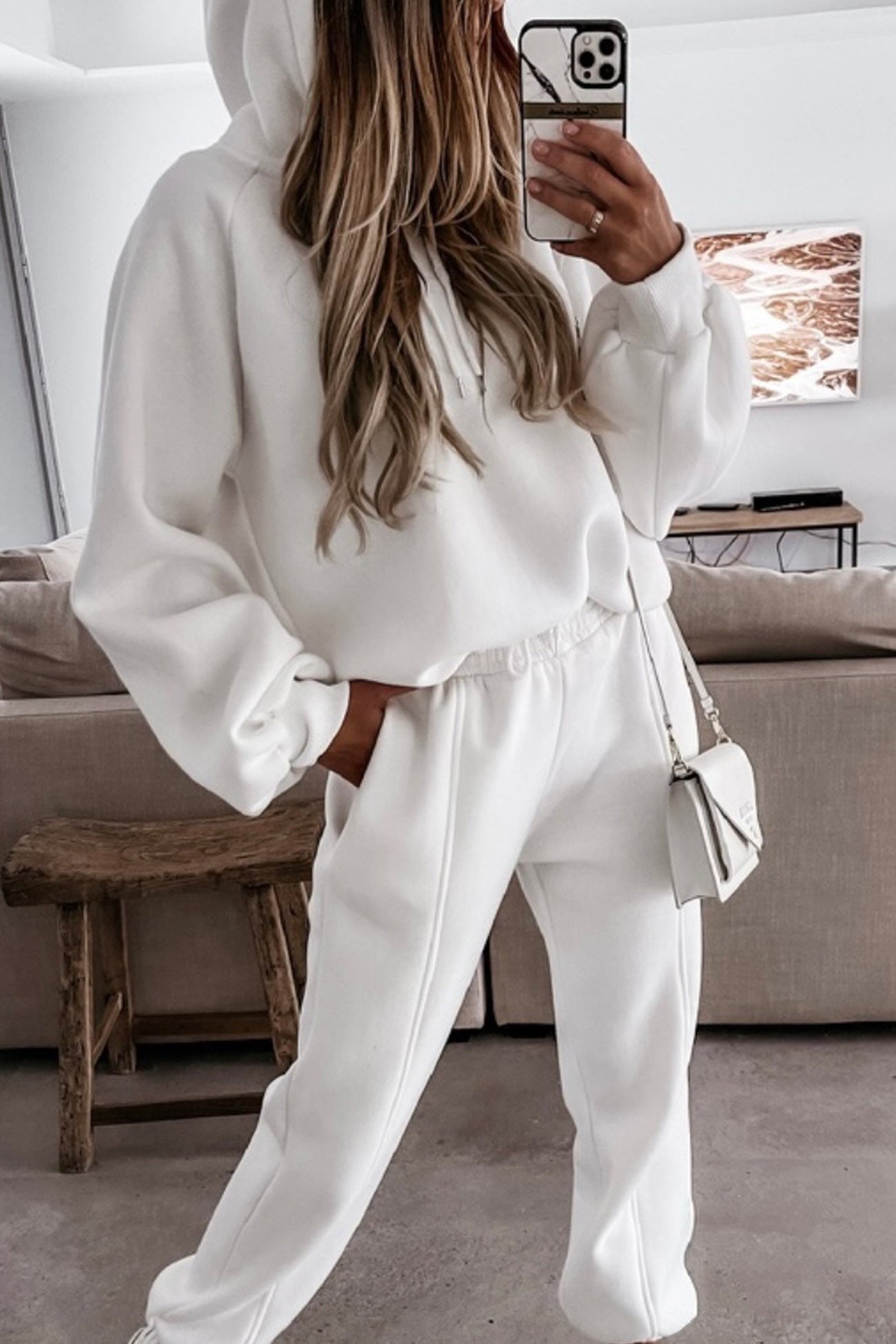 Dayana® | Solid color short suits with hood