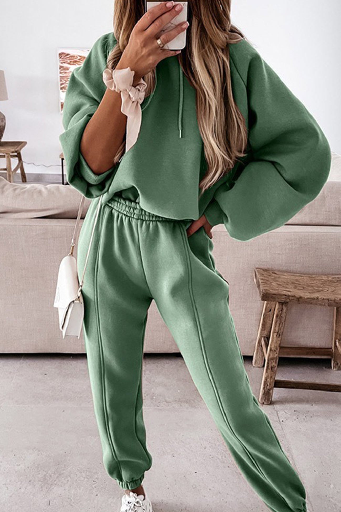 Dayana® | Solid color short suits with hood
