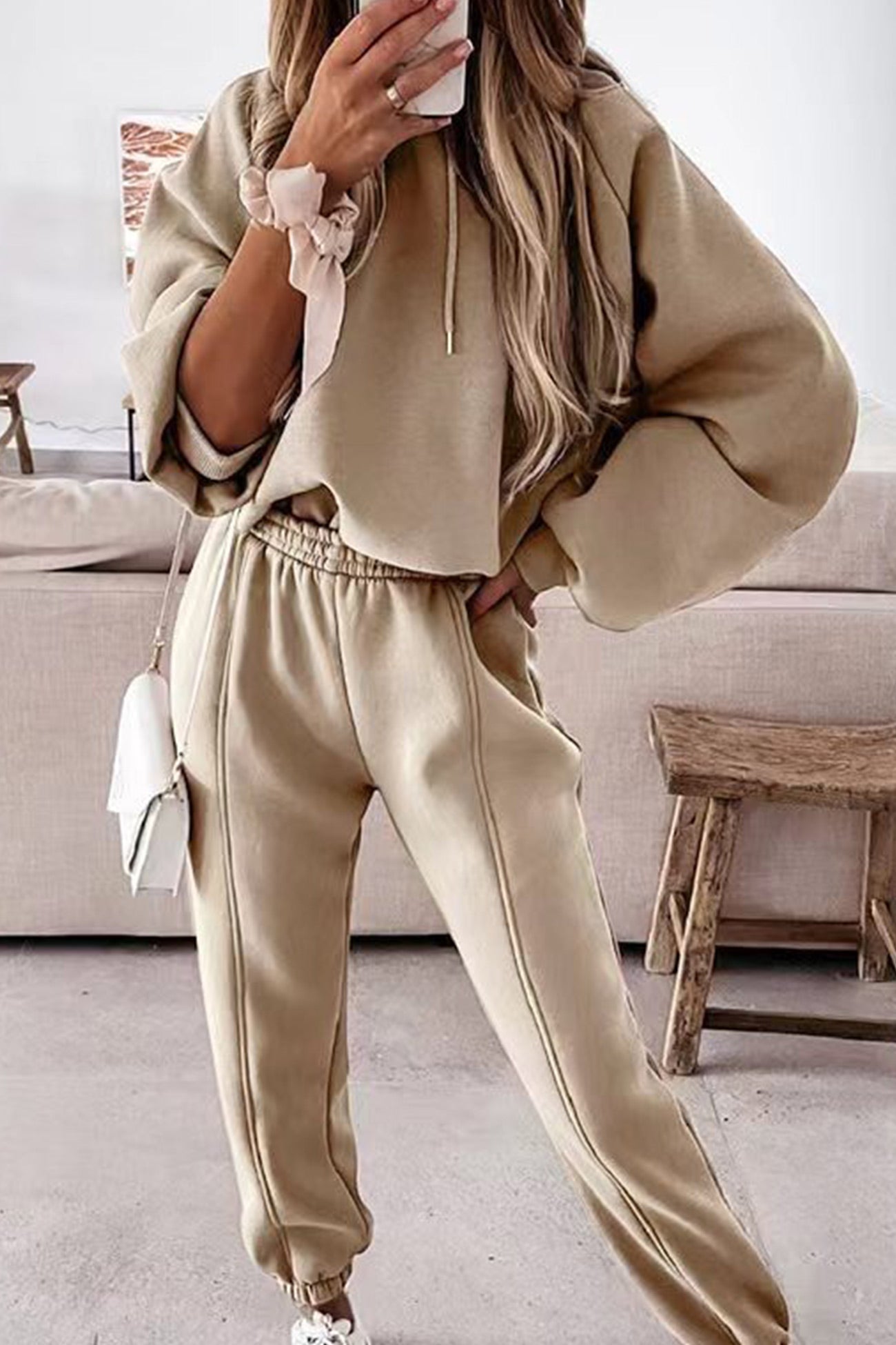 Dayana® | Solid color short suits with hood
