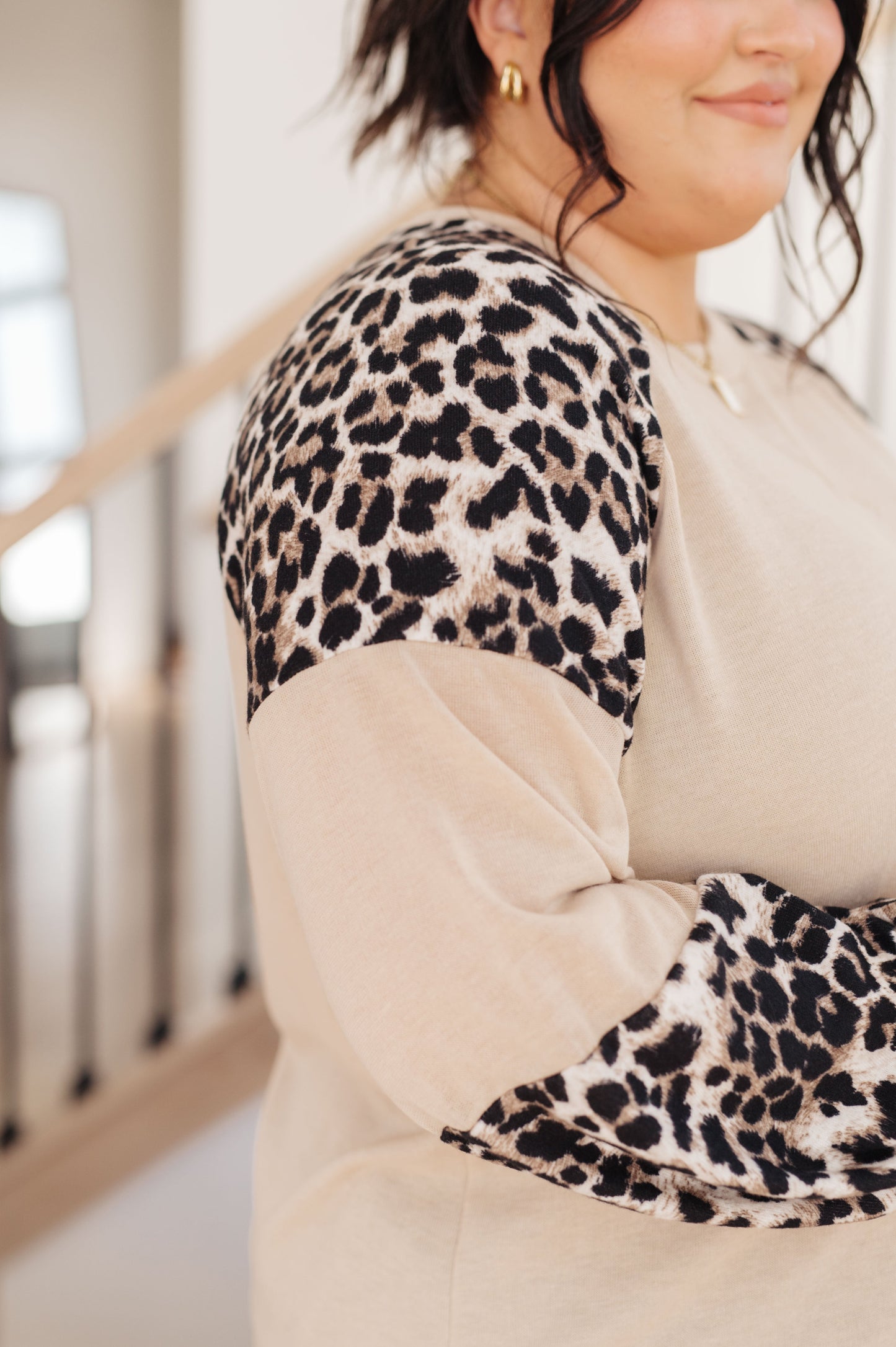 Elfriede® | Sometime top with safari animal print