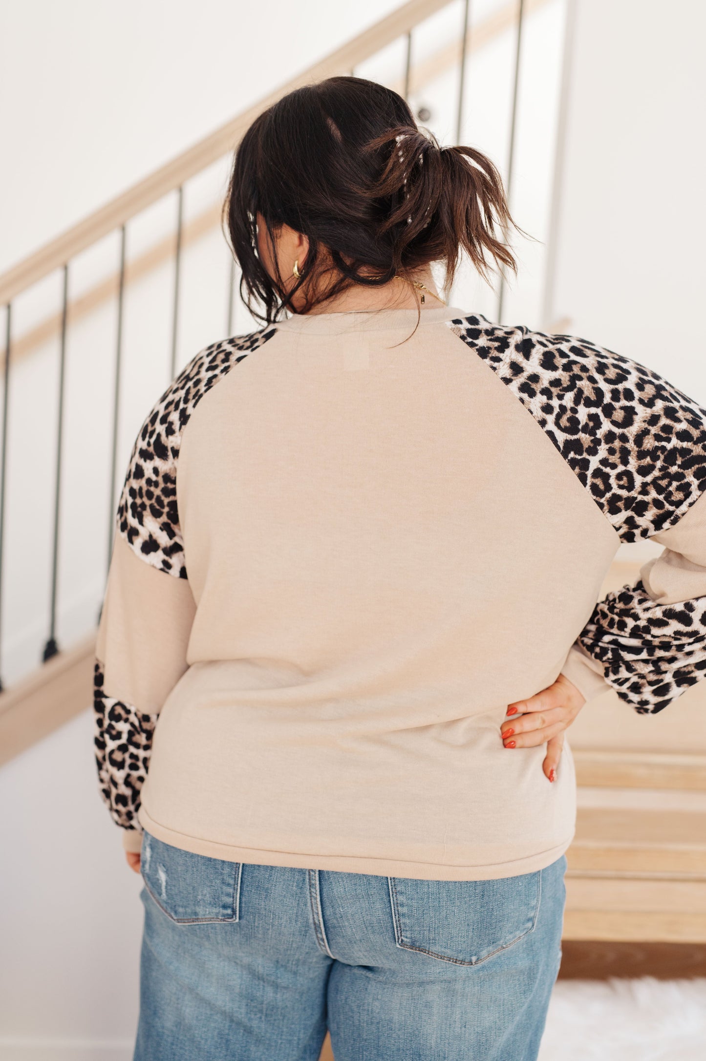 Elfriede® | Sometime top with safari animal print
