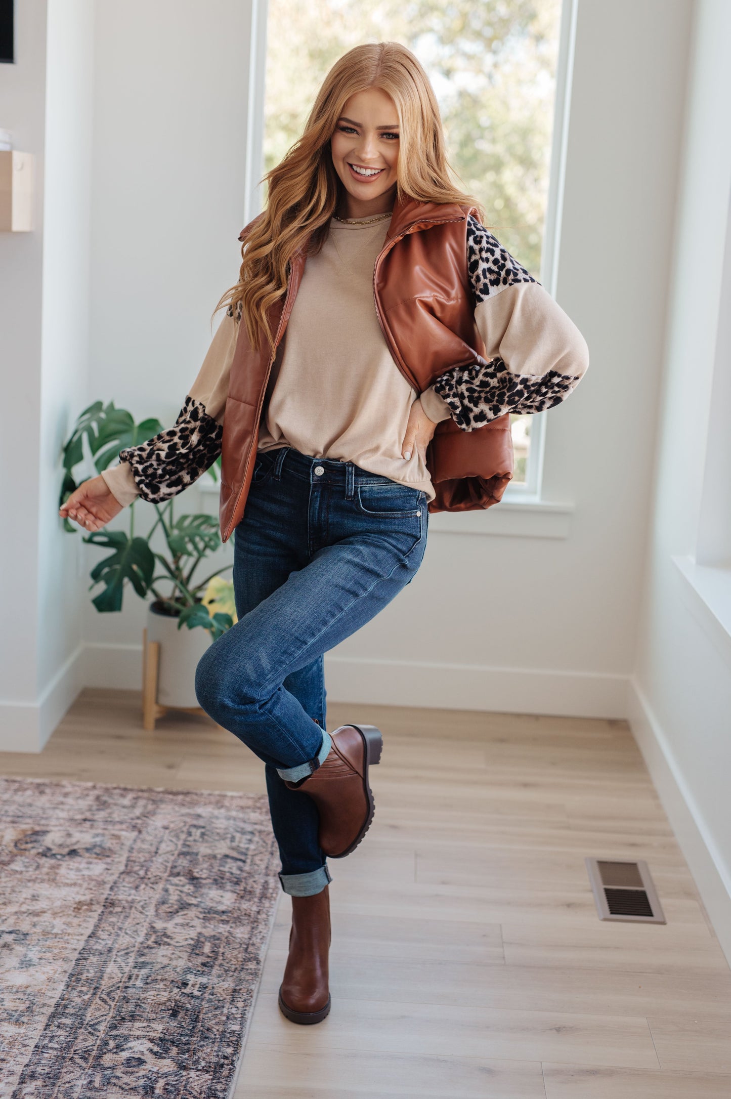 Elfriede® | Sometime top with safari animal print
