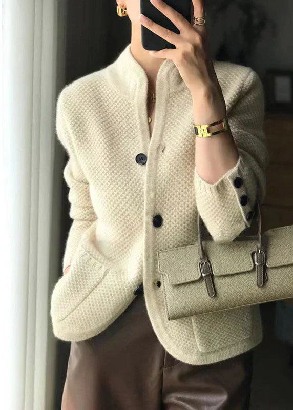 Antonia® | Cardigan with stand-up collar