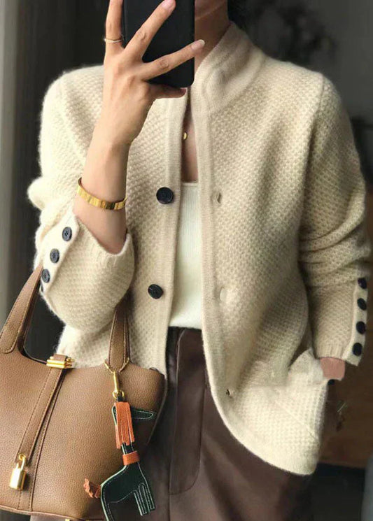 Antonia® | Cardigan with stand-up collar