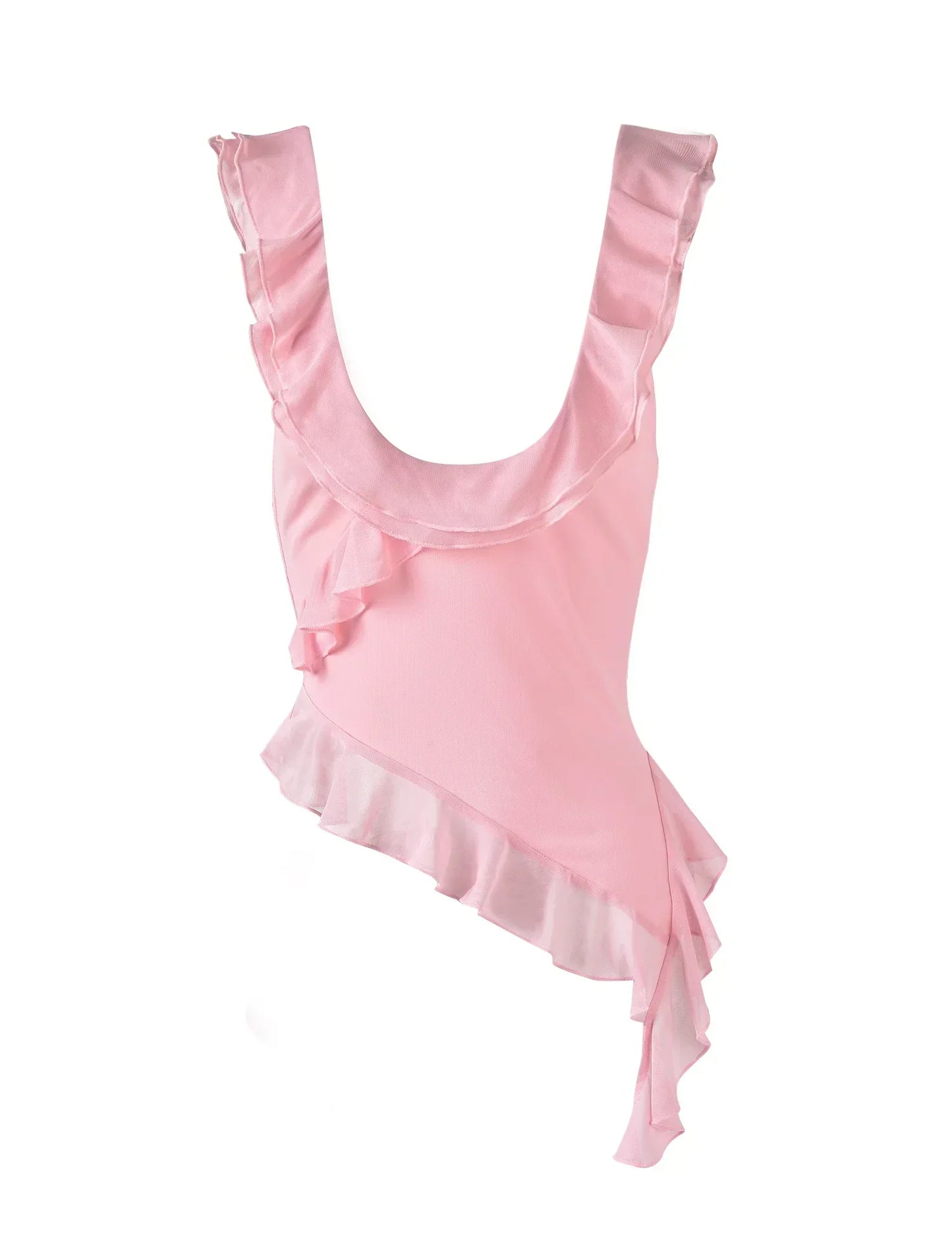 Delia® | Top and skirt with ruffles
