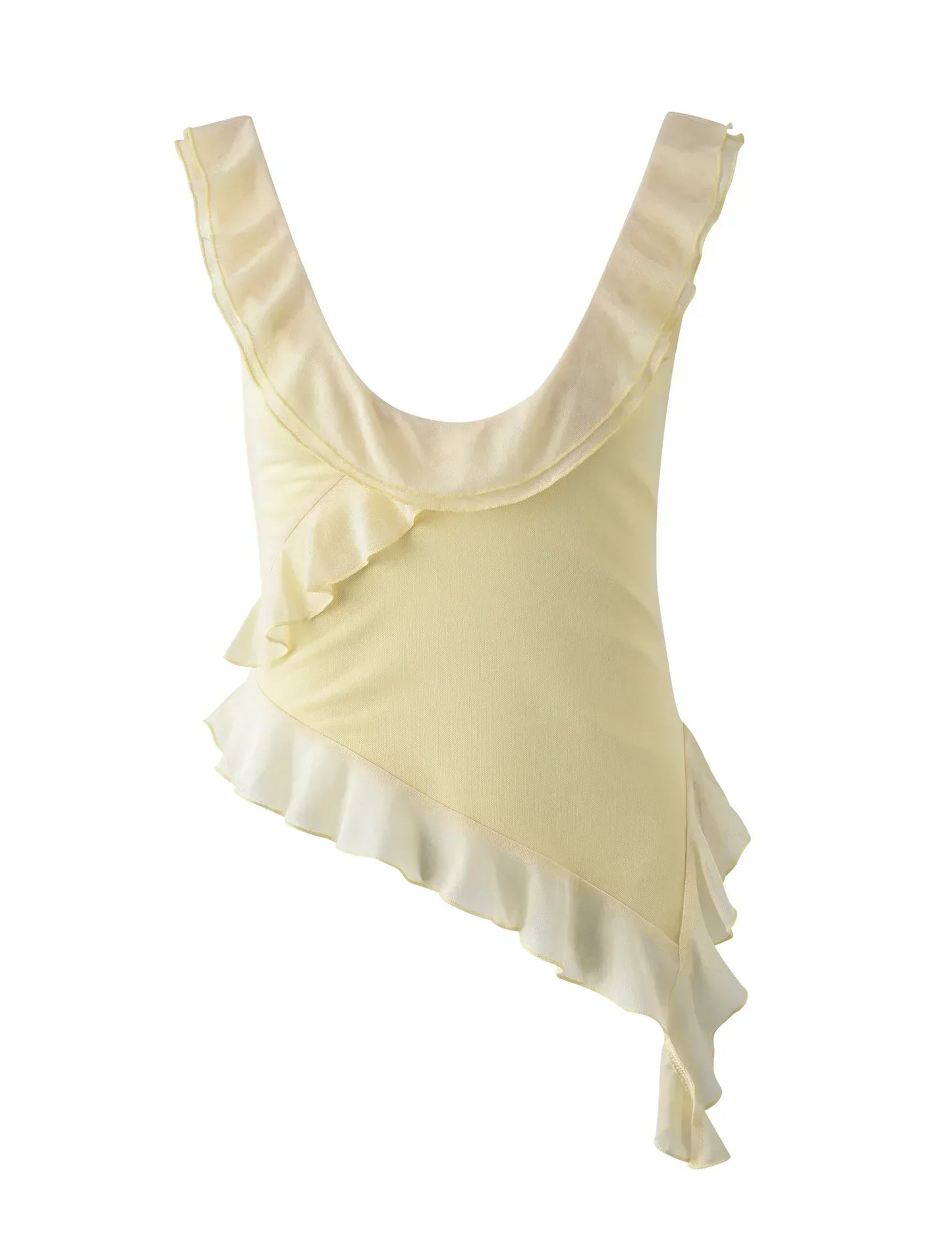 Delia® | Top and skirt with ruffles