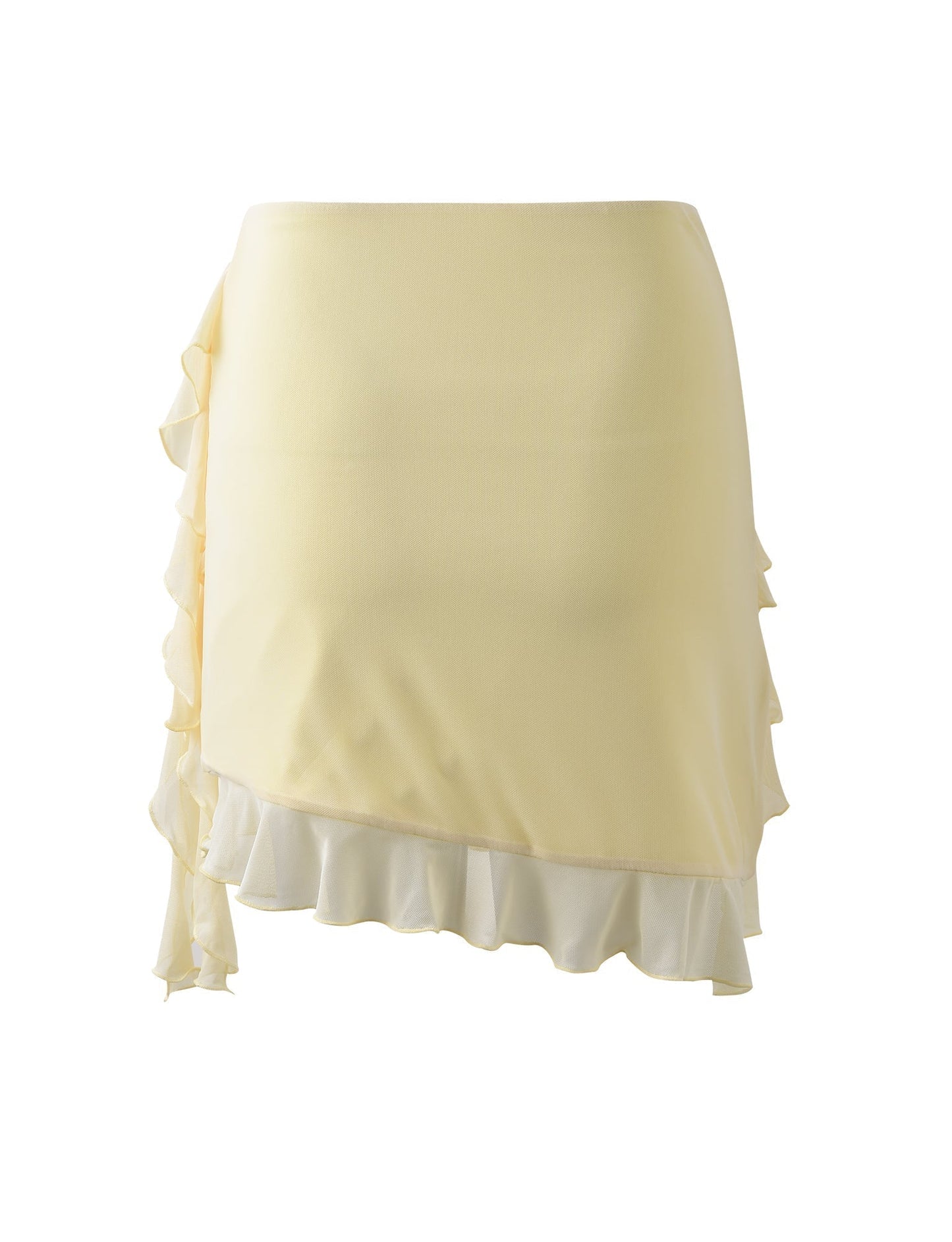 Delia® | Top and skirt with ruffles