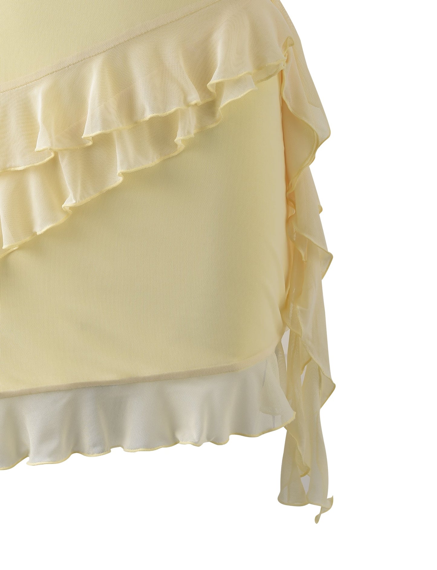 Delia® | Top and skirt with ruffles
