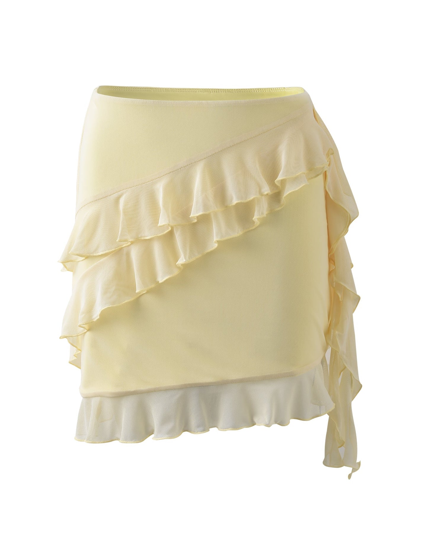 Delia® | Top and skirt with ruffles