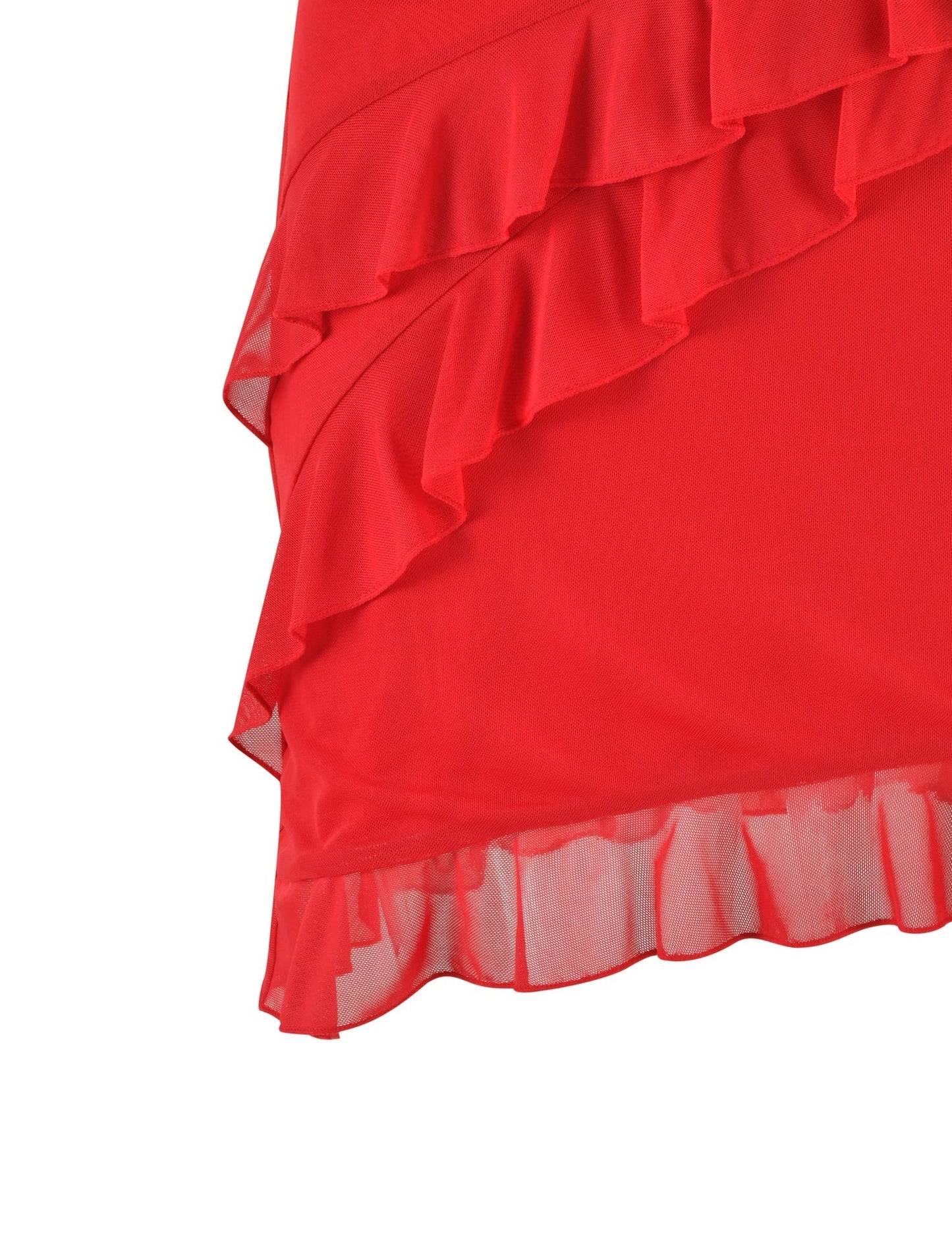Delia® | Top and skirt with ruffles