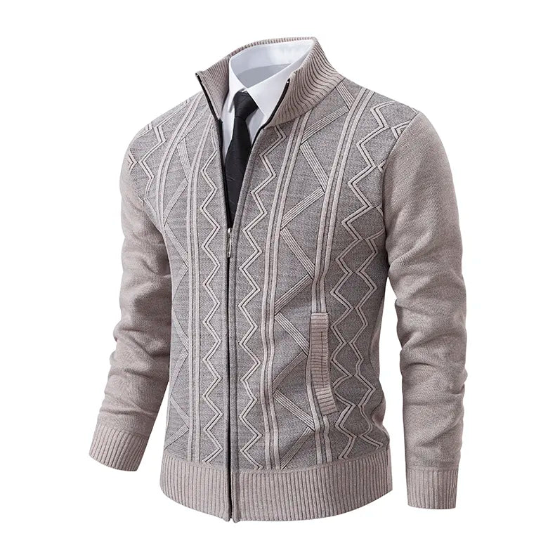 Richard | Men's Zip-Up Cardigan Sweater