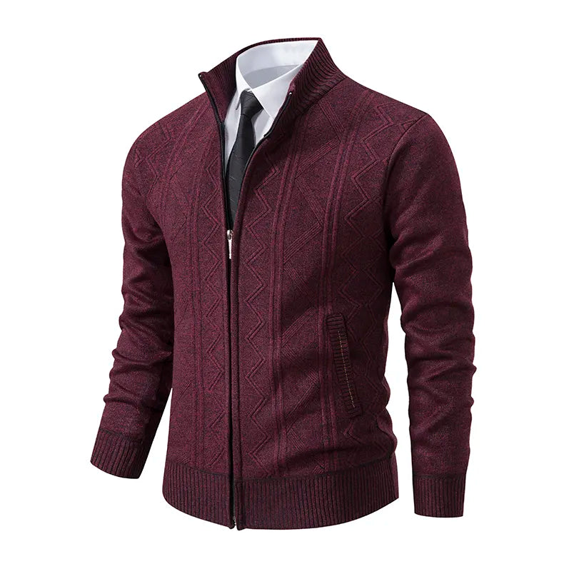 Richard | Men's Zip-Up Cardigan Sweater