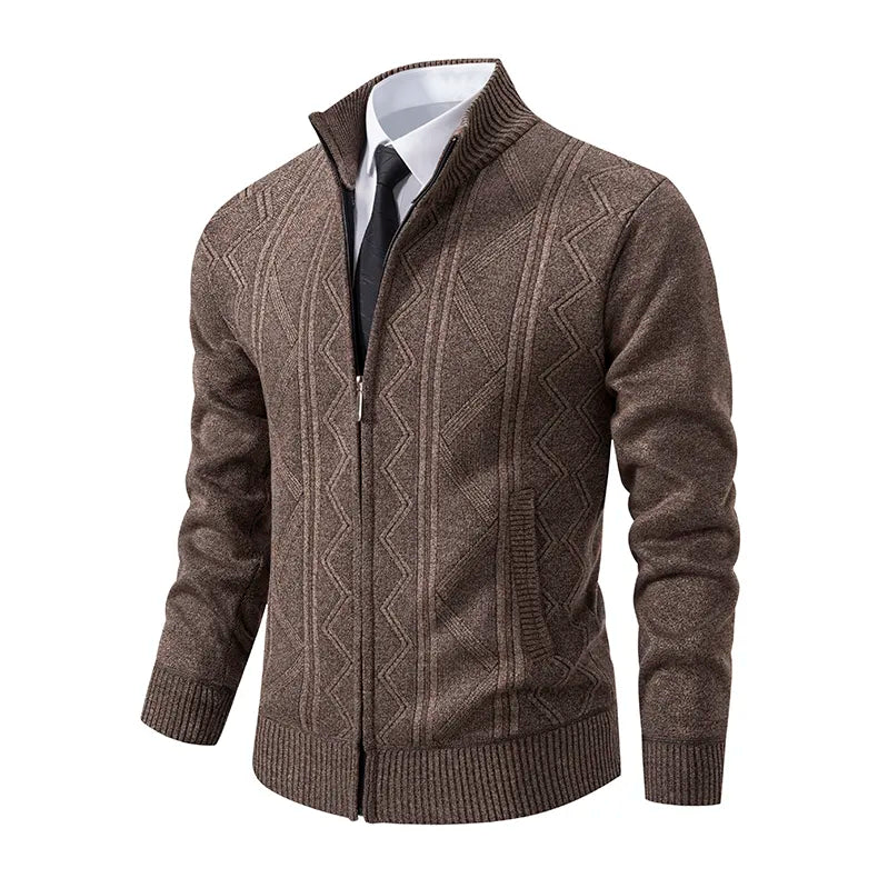 Richard | Men's Zip-Up Cardigan Sweater