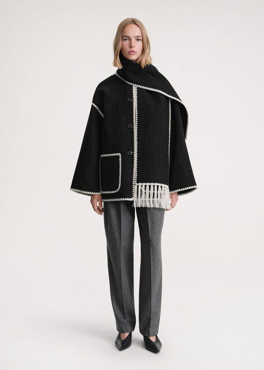 Brigitte® | Luxury jacket with scarf