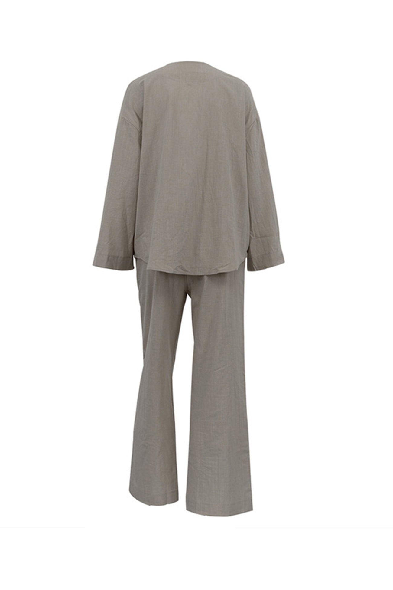 Barbara® | Long-sleeved shirt made of cotton with a lace-up front