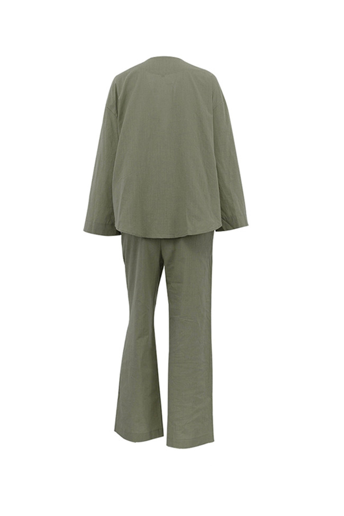 Barbara® | Long-sleeved shirt made of cotton with a lace-up front