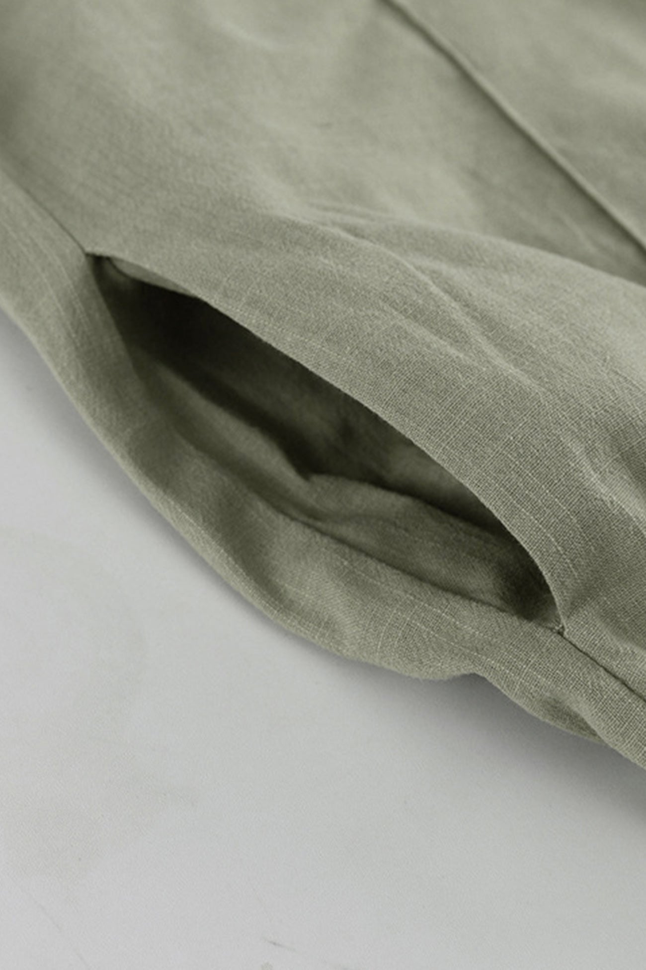 Barbara® | Long-sleeved shirt made of cotton with a lace-up front