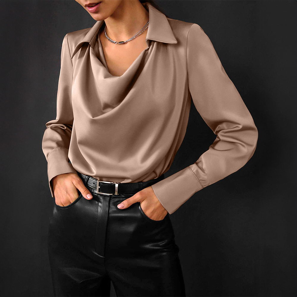 Brettny® | Lotus Satin Blouse