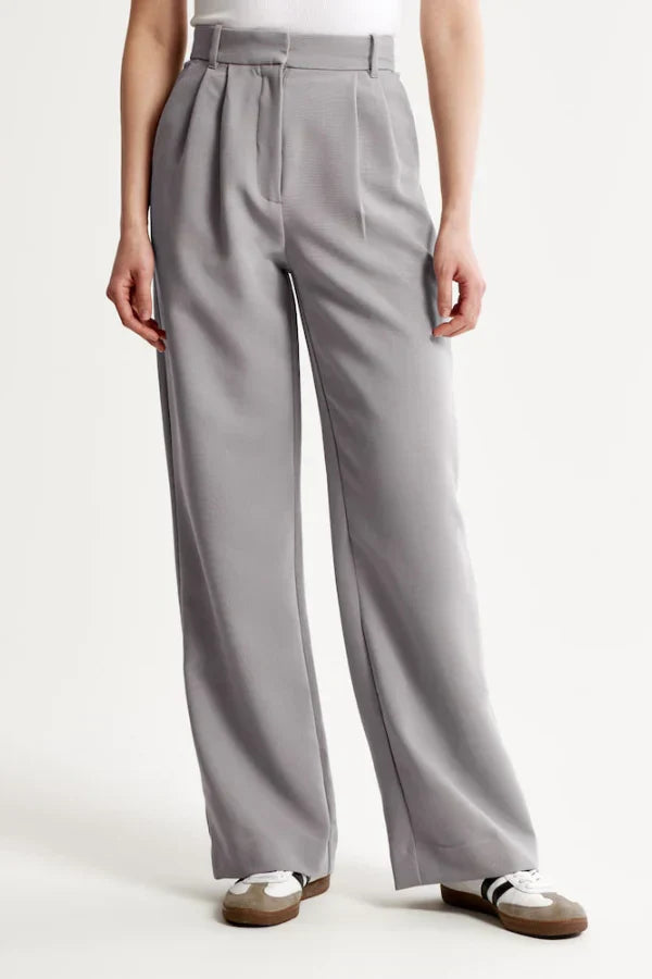 Nadia | Tailored Gray Pants for Effortless Style