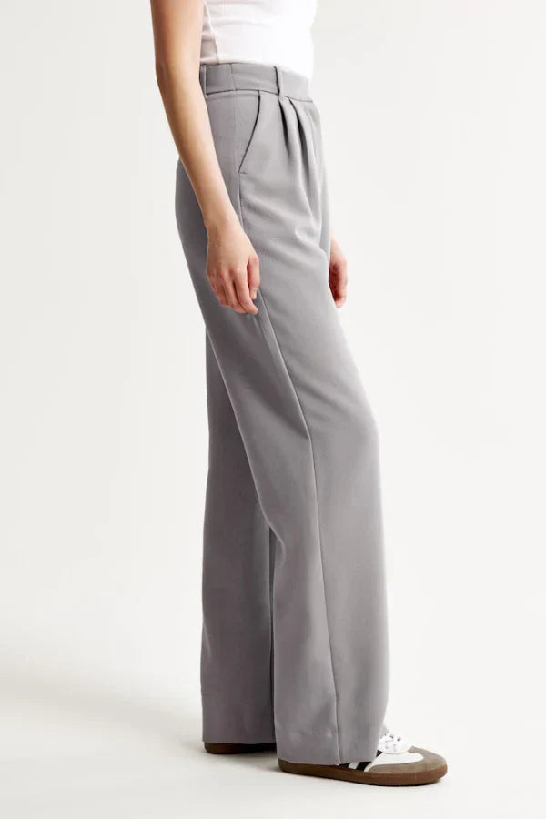 Nadia | Tailored Gray Pants for Effortless Style