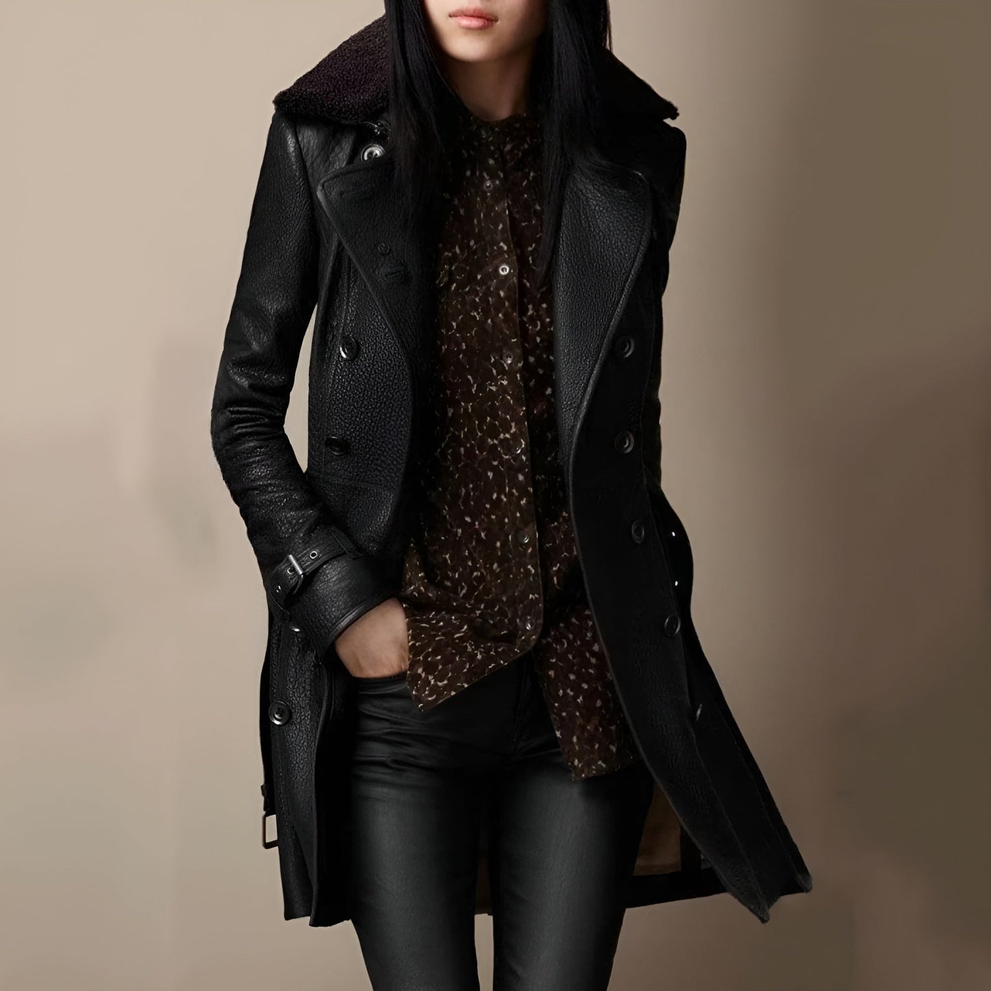 Berenice® | Leather trench coat