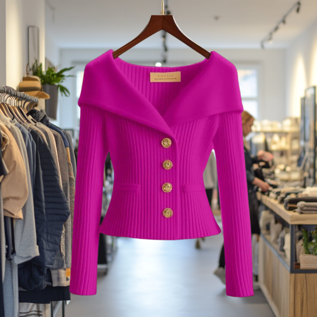 Ariadna | Veleda – Elegant women's cardigan with buttons